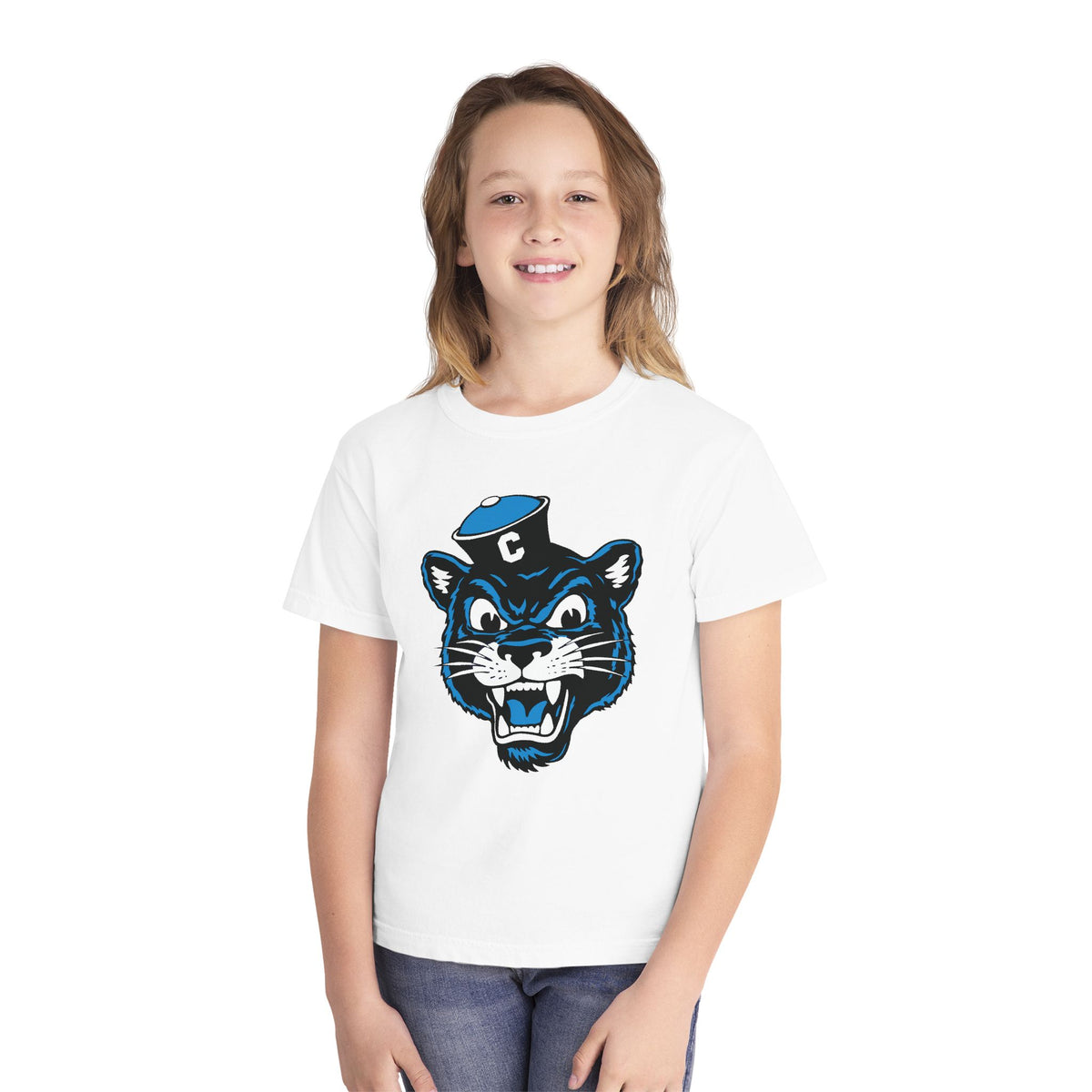 Collegiate Cat Youth T-Shirt