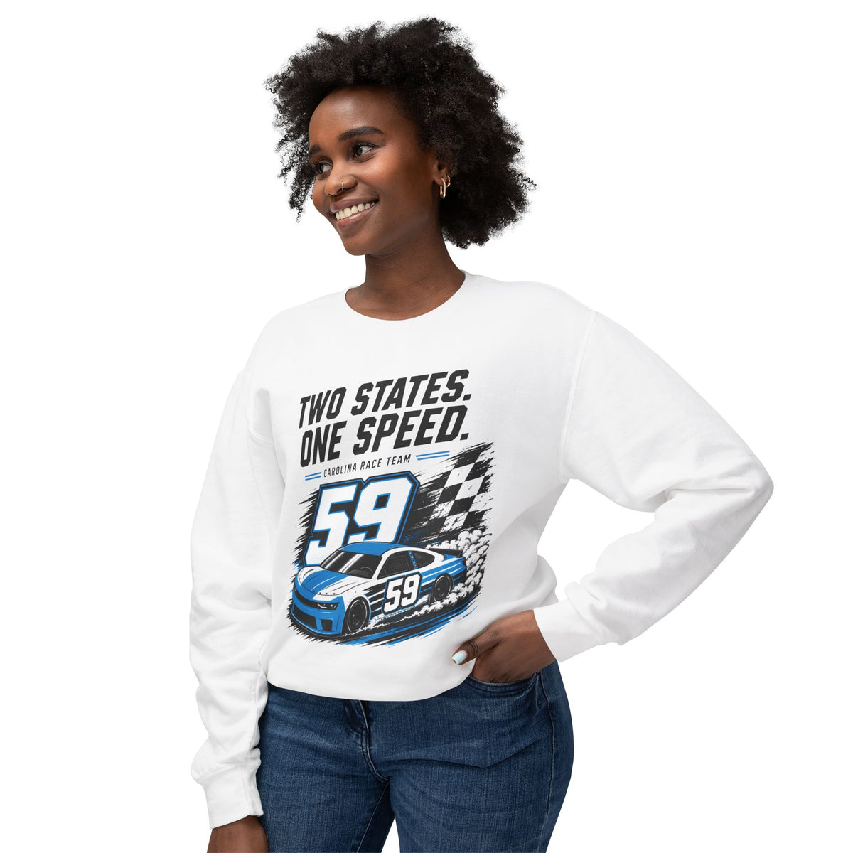 Two States One Speed Crewneck Sweatshirt