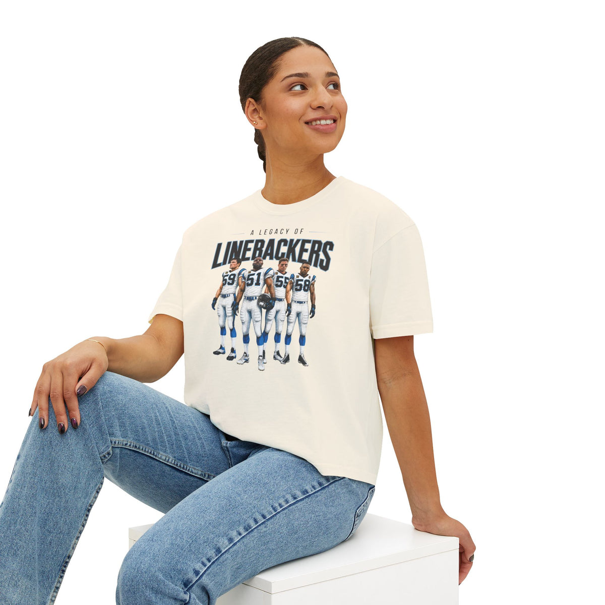Linebacker Legacy Boxy Women's T-Shirt