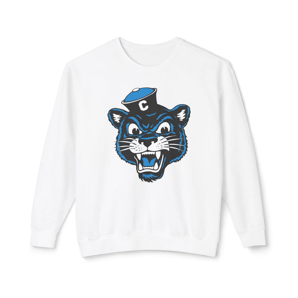 Collegiate Cat Crewneck Sweatshirt