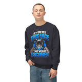 If You See This Face Lightweight Sweatshirt