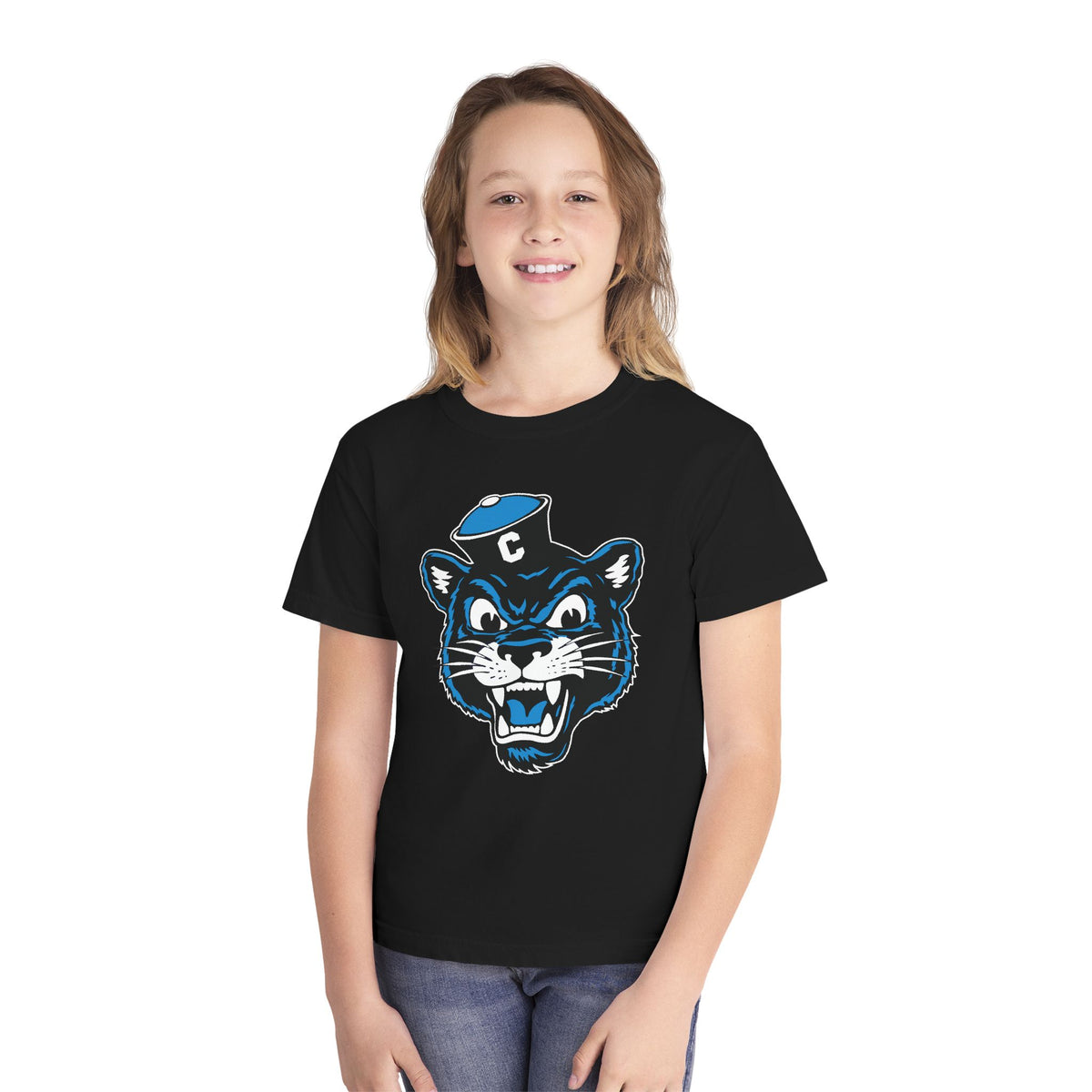 Collegiate Cat Youth T-Shirt