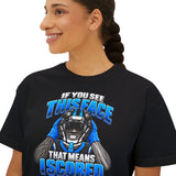 If You See This Face Women's Boxy Tee