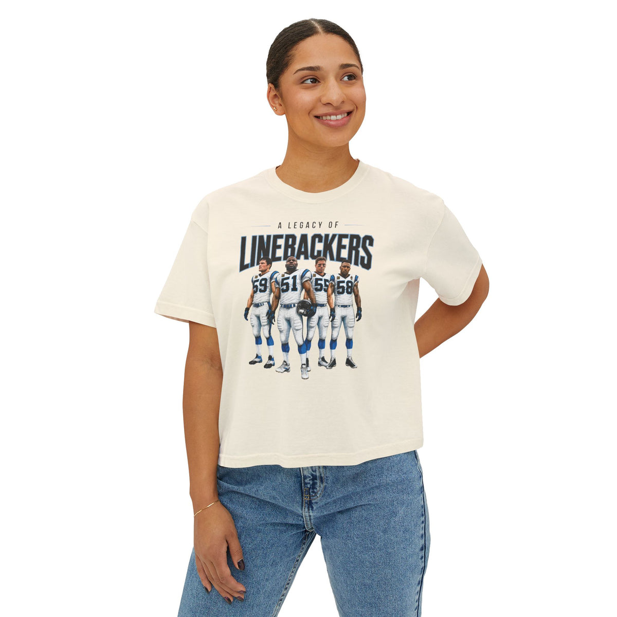 Linebacker Legacy Boxy Women's T-Shirt
