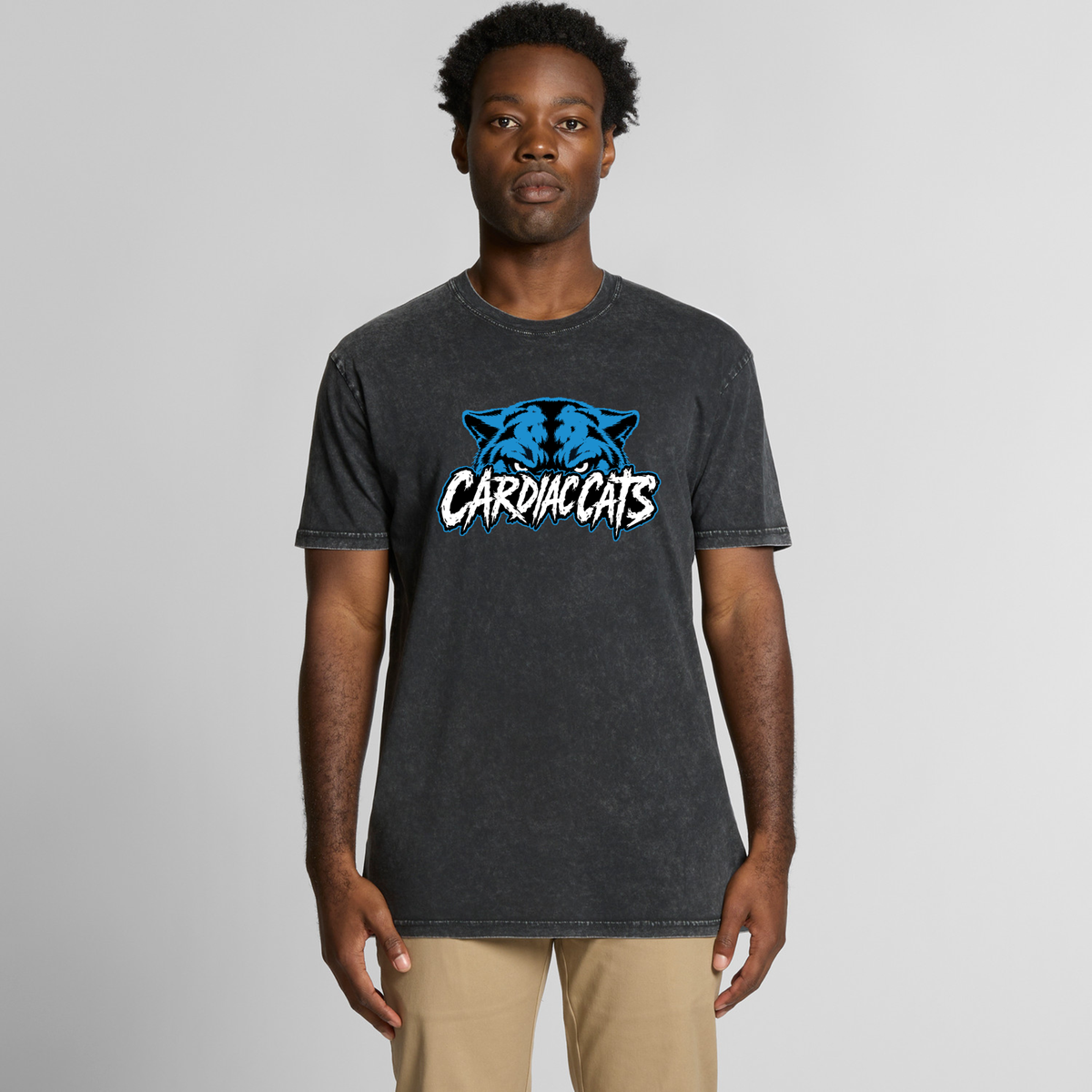 Cardiac Cats Stone Wash T-Shirt