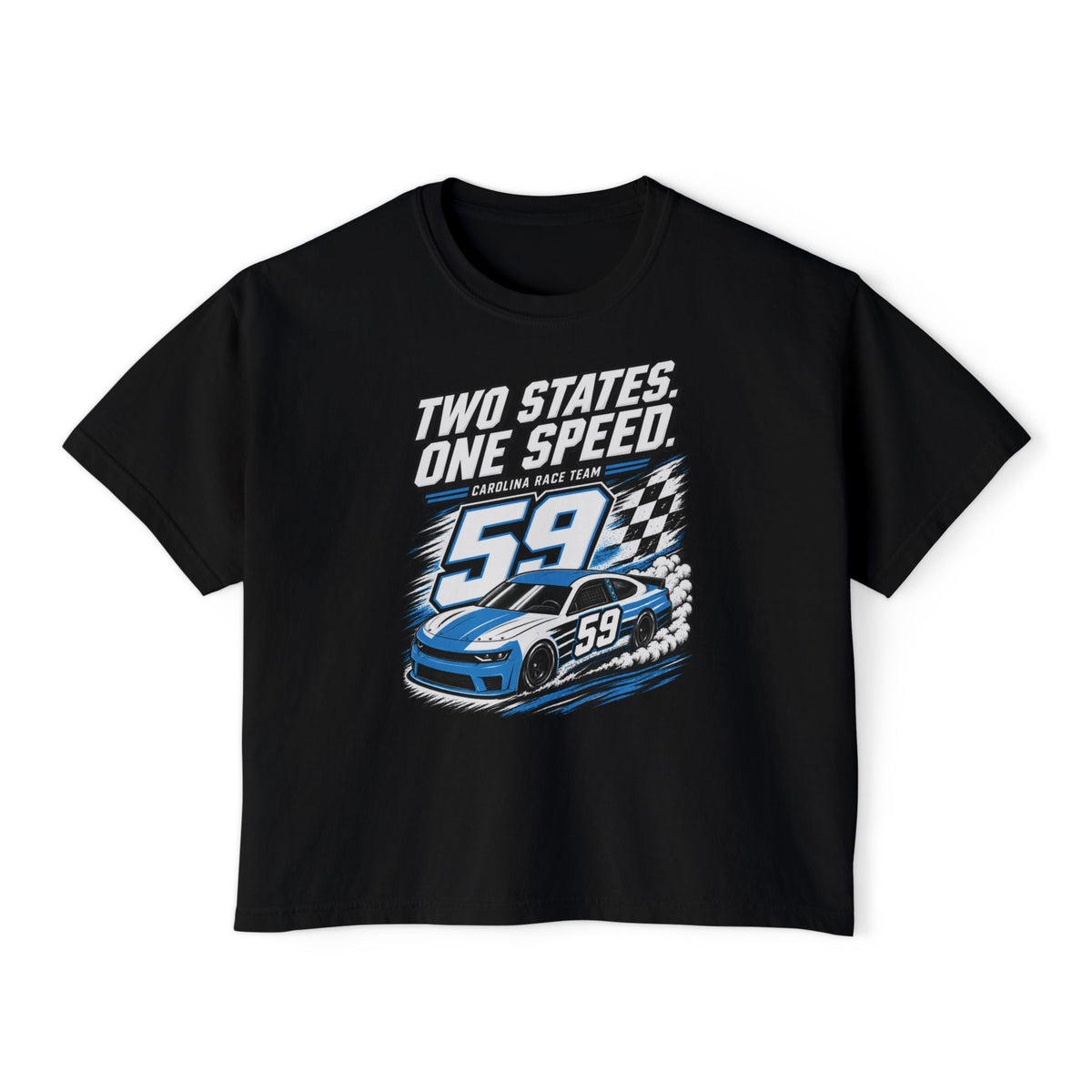 Two States One Speed Boxy Women's Tee