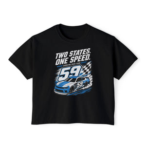 Two States One Speed Boxy Women's Tee