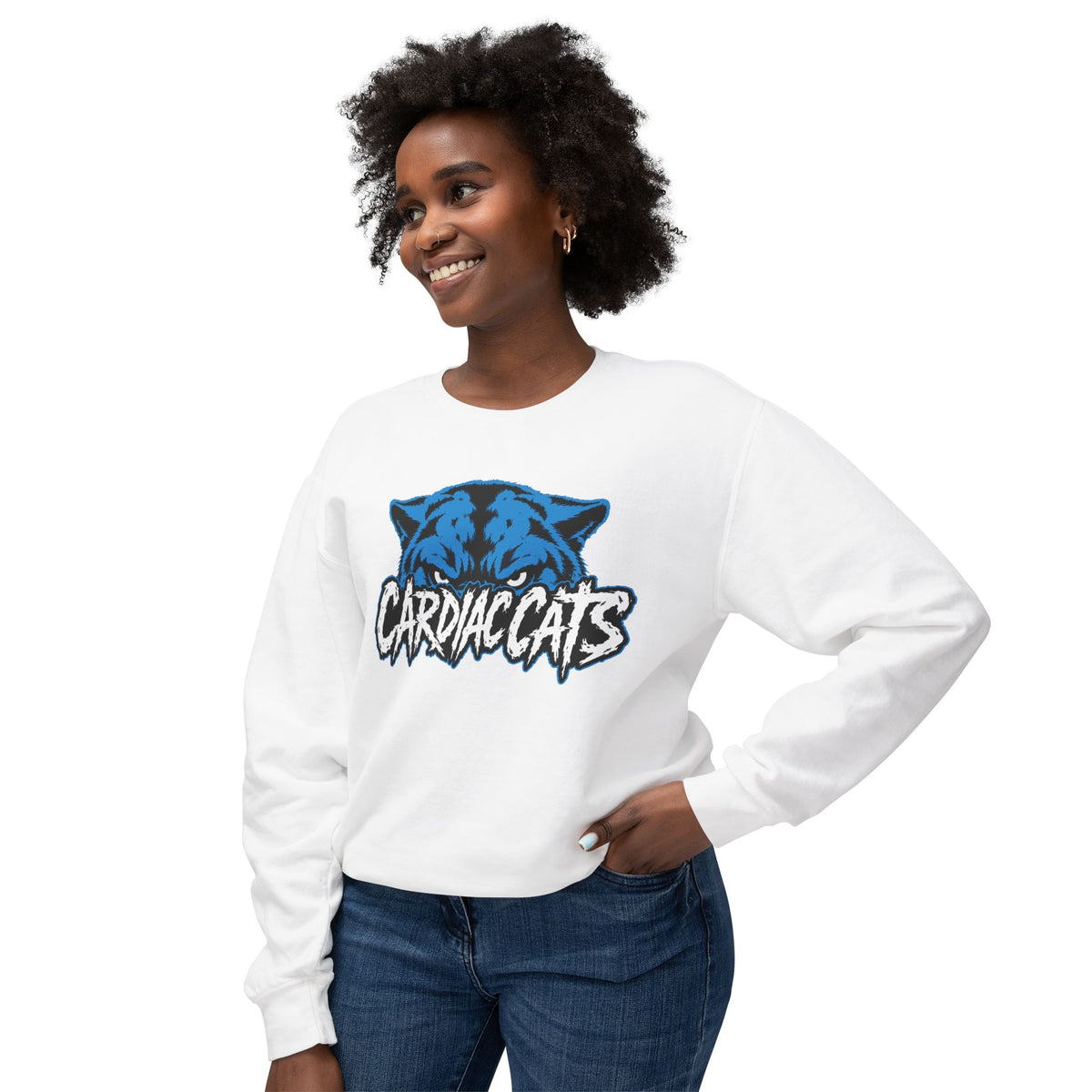 Cardiac Cats Crewneck Sweatshirt
