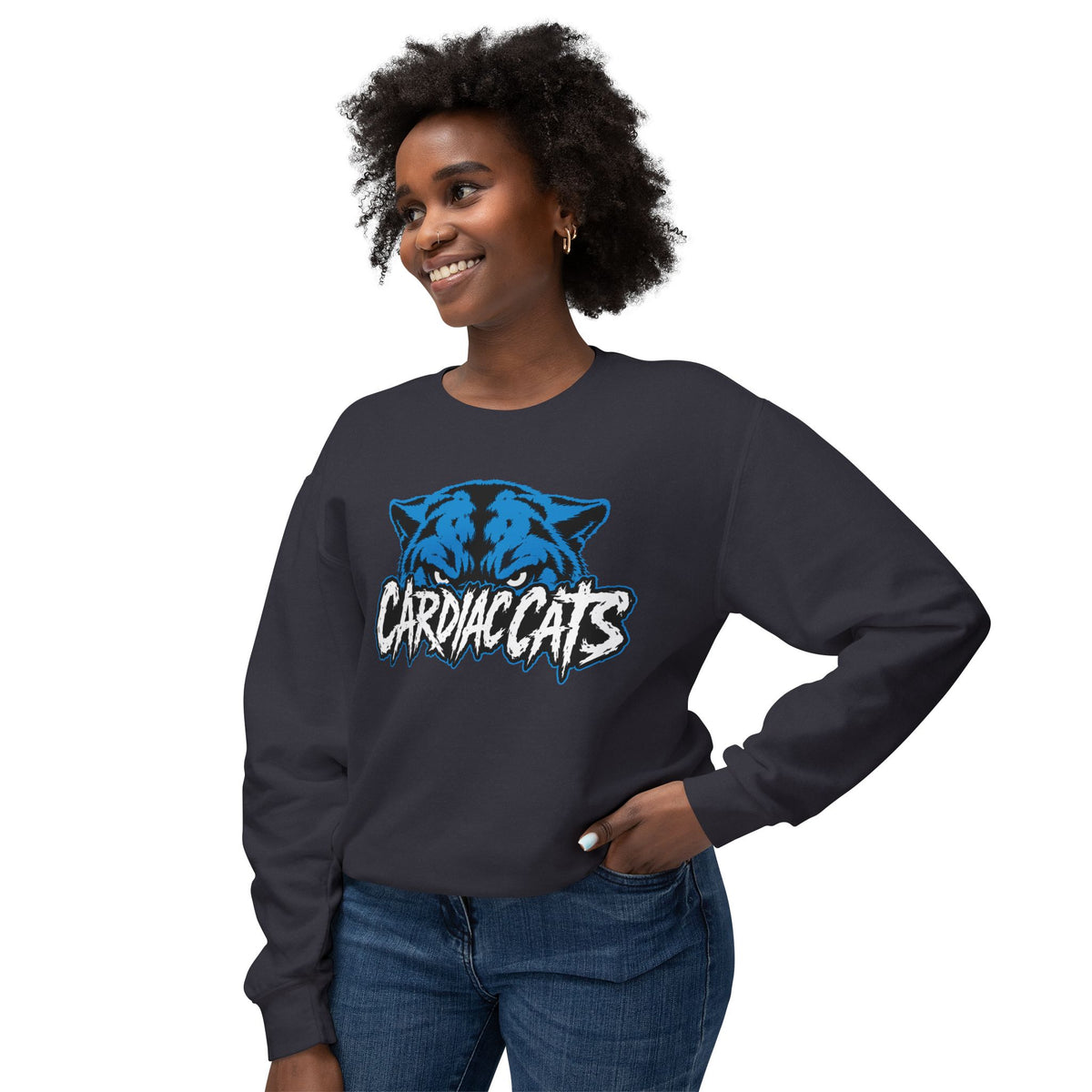 Cardiac Cats Crewneck Sweatshirt
