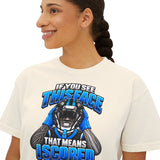 If You See This Face Women's Boxy Tee