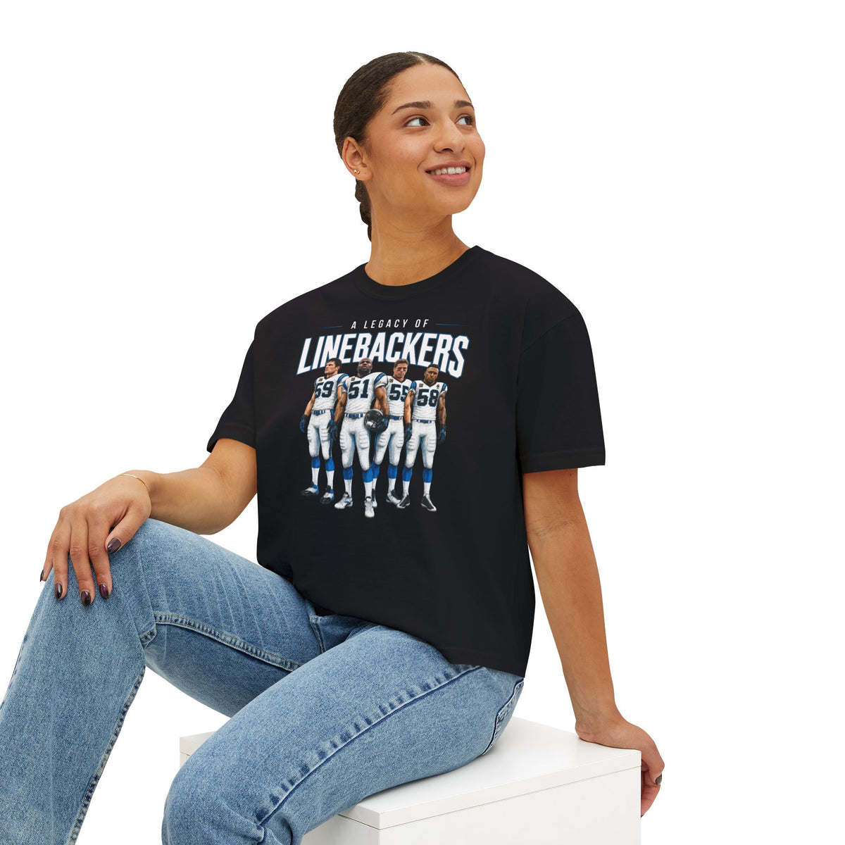 Linebacker Legacy Women's Boxy T‑Shirt