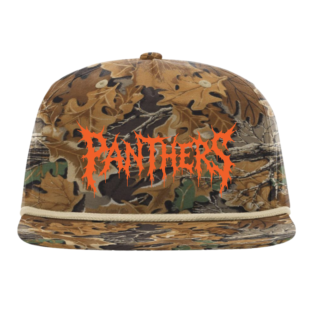 Camouflage Metal Snapback Hat