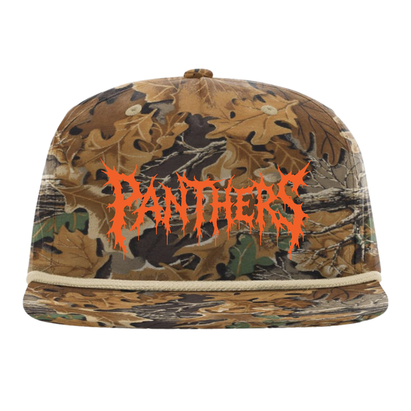 Camouflage Metal Snapback Hat